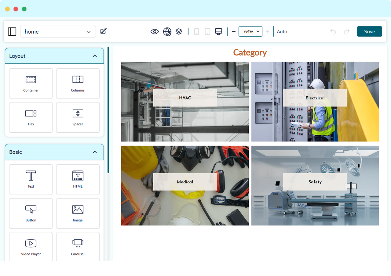 CMS Builder For Distributors