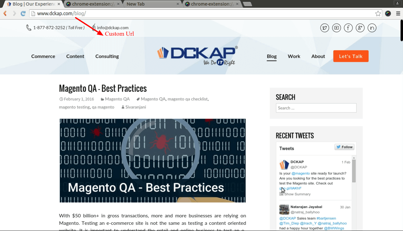 How to Add Custom Header and Footer Links in Magento 2? DCKAP