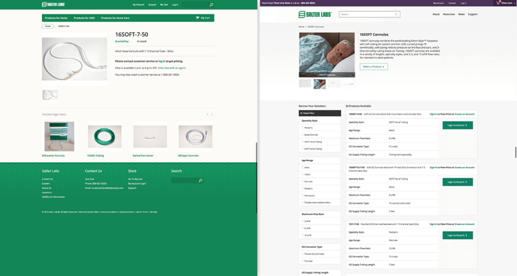 Salter Labs Magento site Upgrade & Redesigning DCKAP