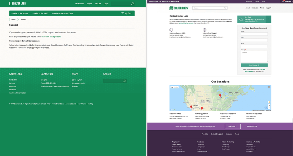 Salter Labs Magento site Upgrade & Redesigning DCKAP