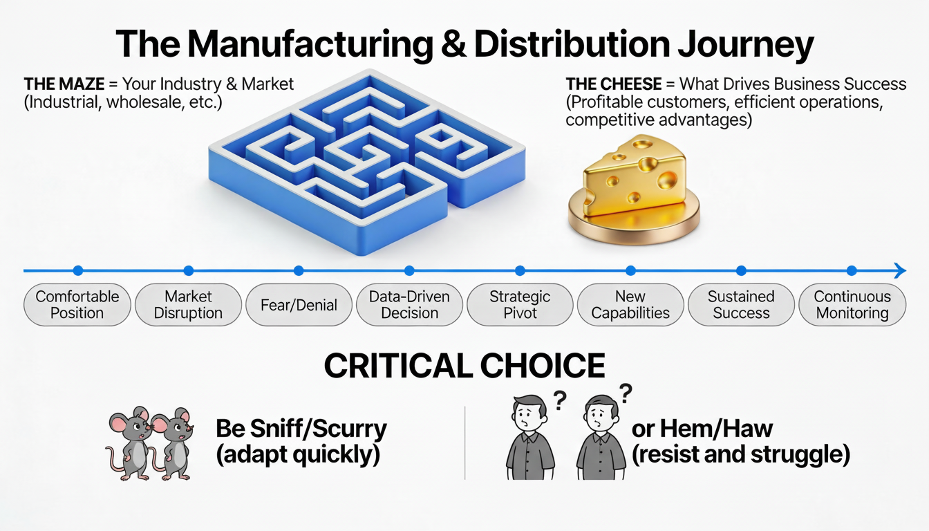 who moved my cheese - visual takeaway