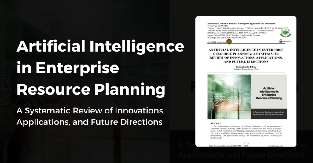 Artificial Intelligence in Enterprise Resource Planning