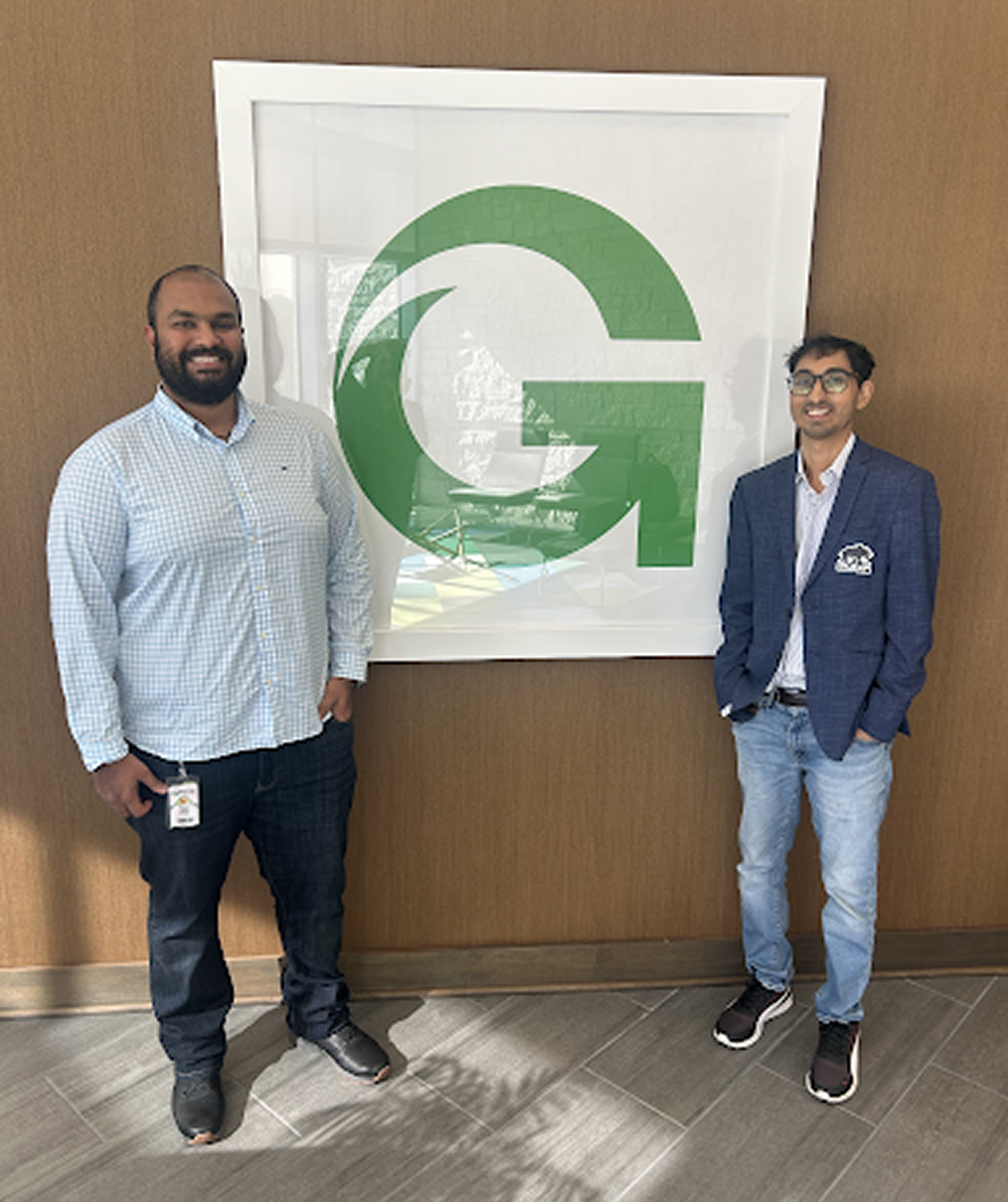 Dev Nanda with Global Shop Solutions team in Houston