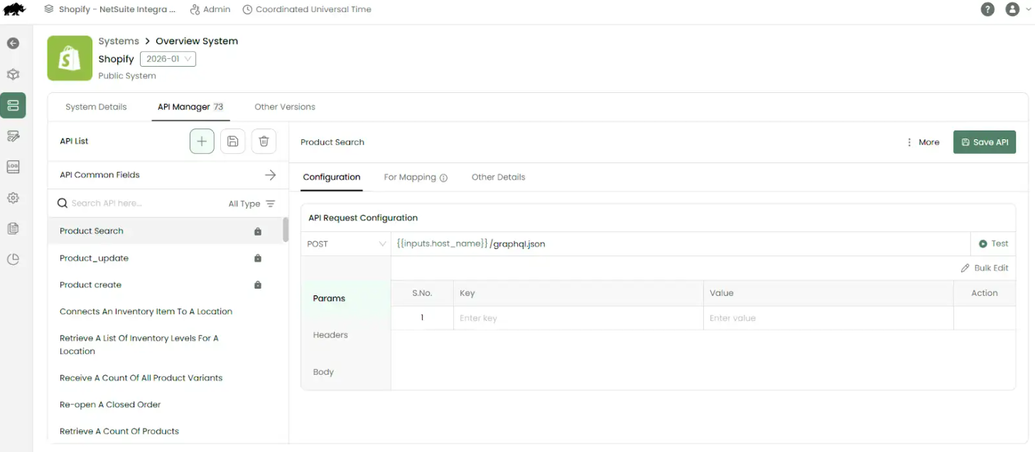 Shopify-configuring-apis